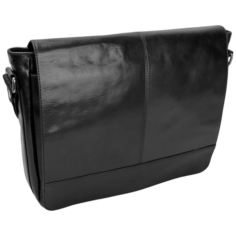 Mancini Pelle D’oro 15” Laptop / Tablet Messenger Bag