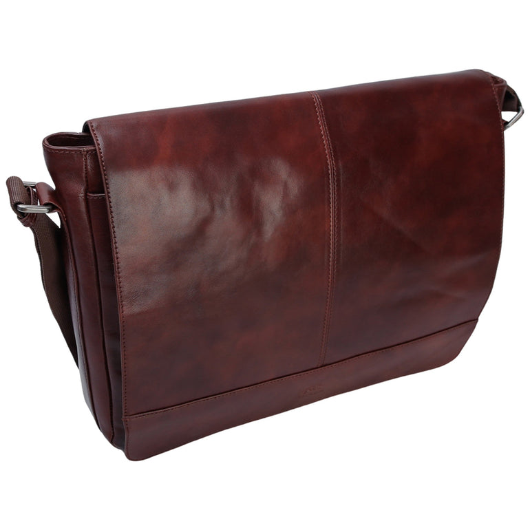 Mancini Pelle D’oro 15” Laptop / Tablet Messenger Bag