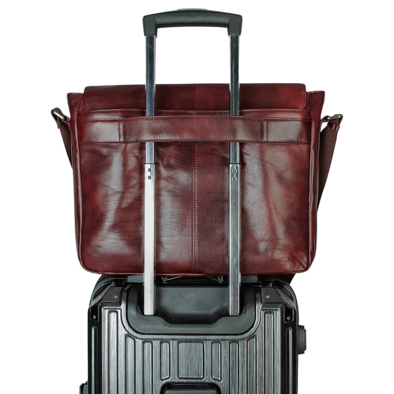 Mancini Pelle D’oro 15” Laptop / Tablet Messenger Bag