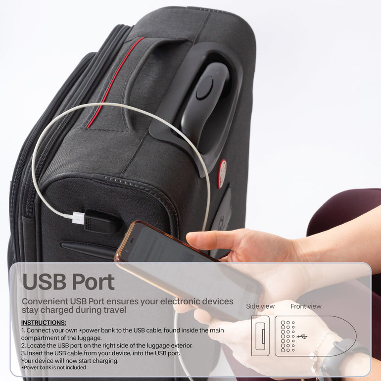 Air Canada Indigo Lite Carry-On Spinner Luggage