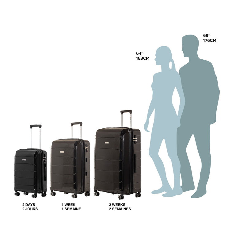 Air Canada Optimum Hardside 3 Piece Luggage Set