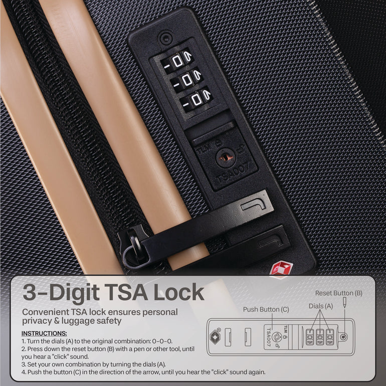 Jetstream Studio Collection 3-Piece Luggage Set