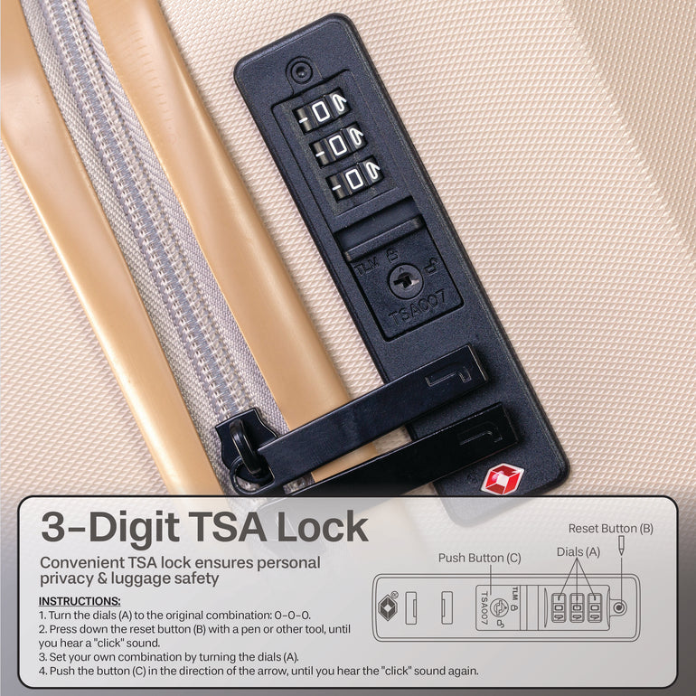 Jetstream Studio Collection 3-Piece Luggage Set