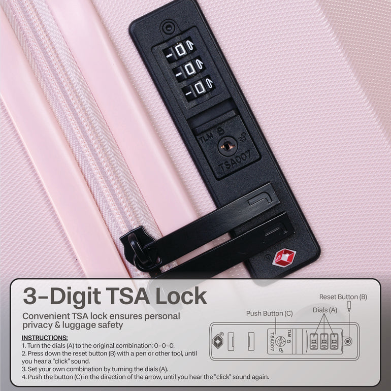 Jetstream Studio Collection 3-Piece Luggage Set