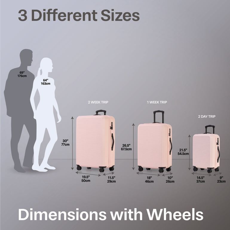 Jetstream Studio Collection 3-Piece Luggage Set