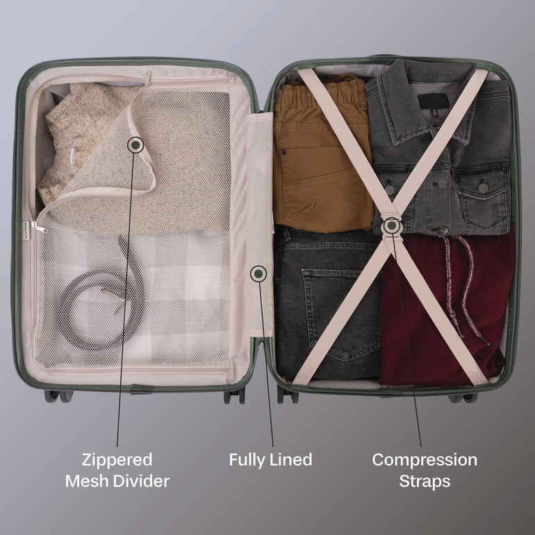 Jetstream Studio Collection 3-Piece Luggage Set