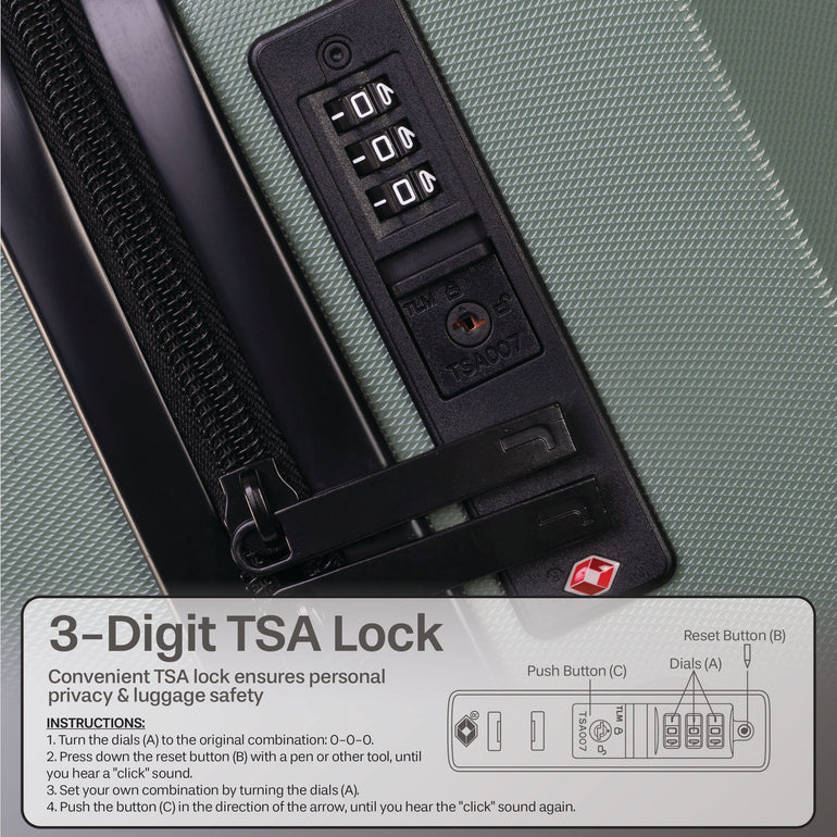 Jetstream Studio Collection 3-Piece Luggage Set