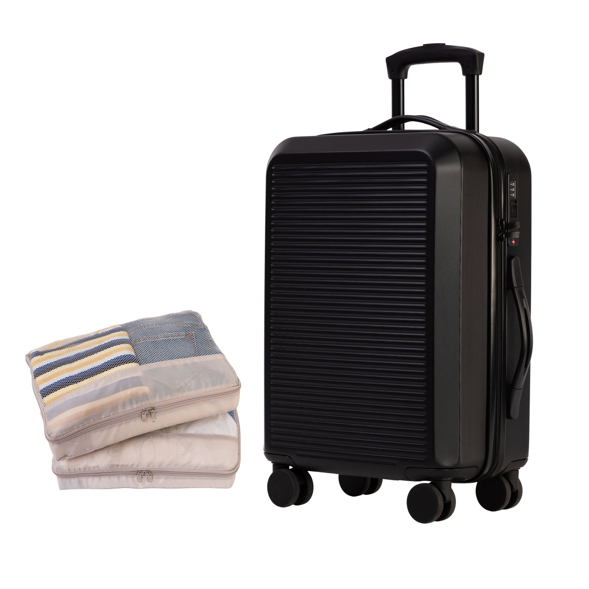 Jetstream 3-Piece Carry-On Luggage & Packing Cube Set