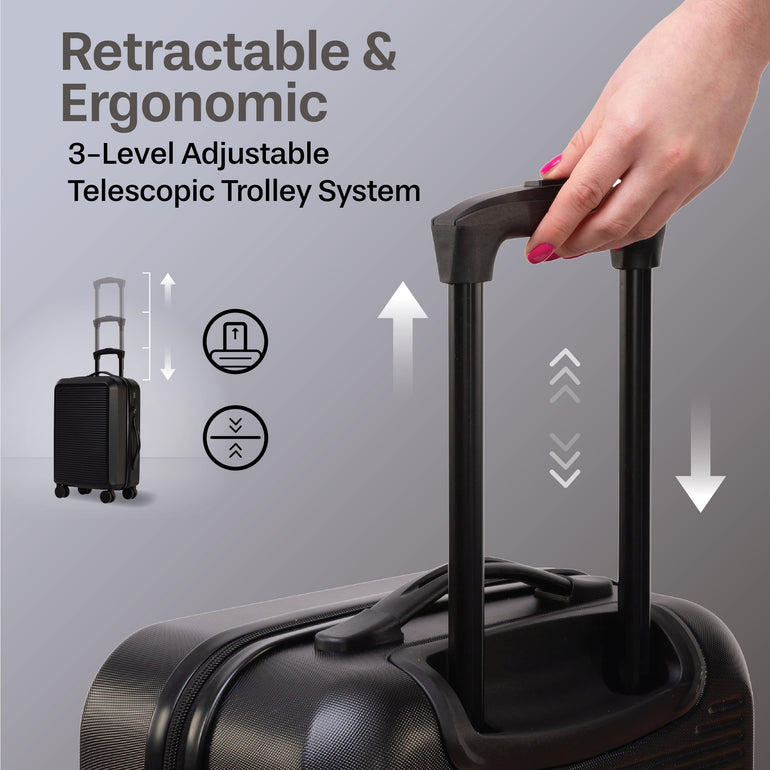 Jetstream 3-Piece Carry-On Luggage & Packing Cube Set