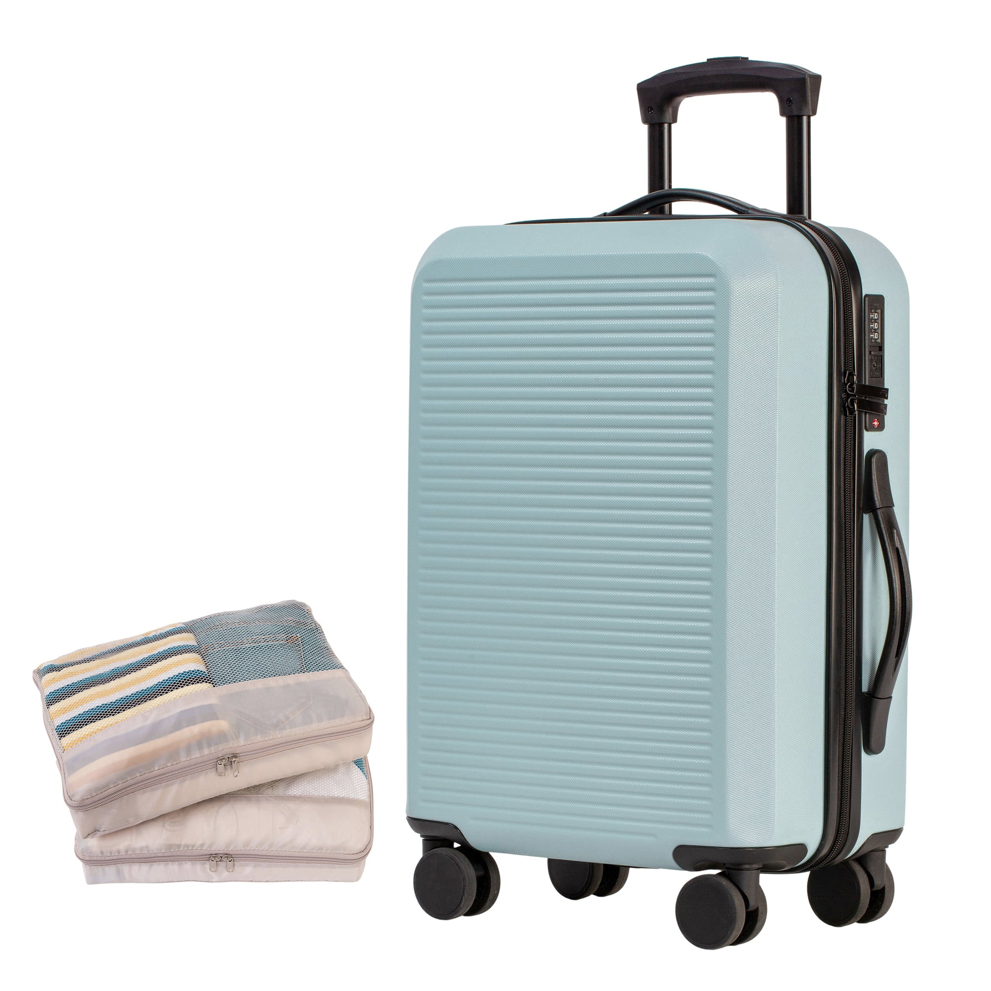 Jetstream 3-Piece Carry-On Luggage & Packing Cube Set