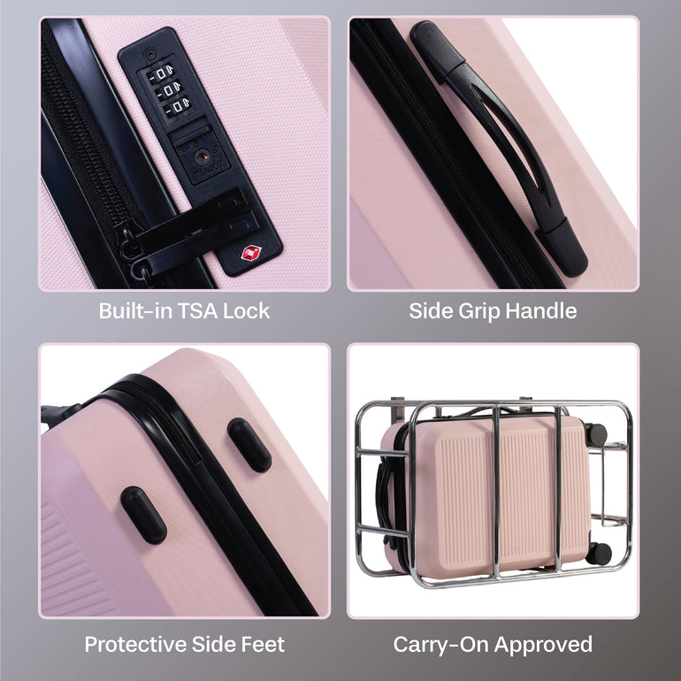 Jetstream 3-Piece Carry-On Luggage & Packing Cube Set