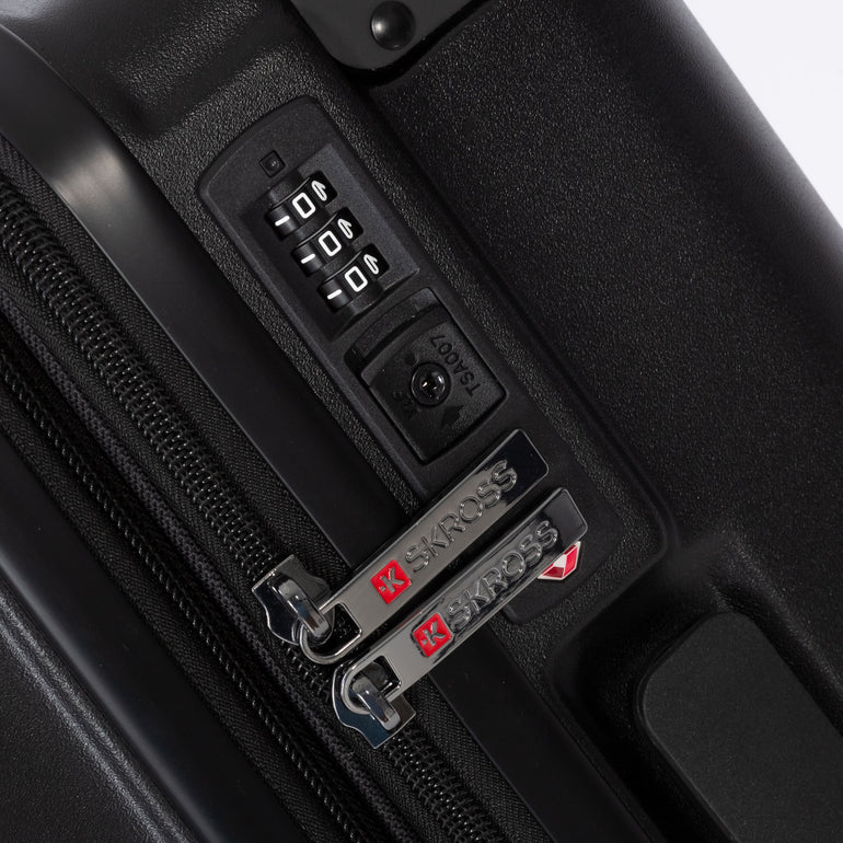 Skross Studio K 20” Hardside Carry-On Luggage with 3 Packing Cubes