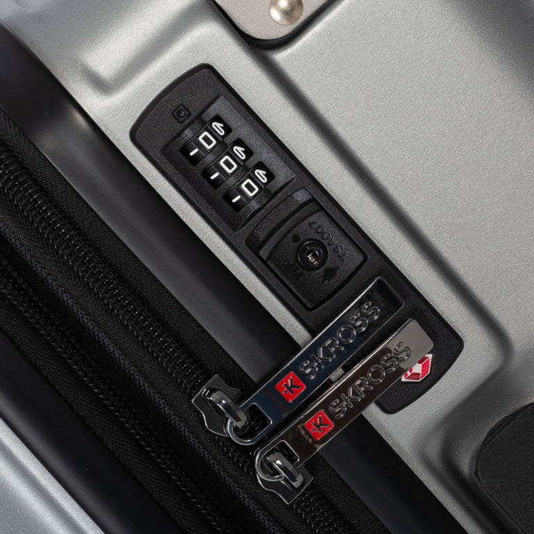 Skross Studio K 20” Hardside Carry-On Luggage with 3 Packing Cubes