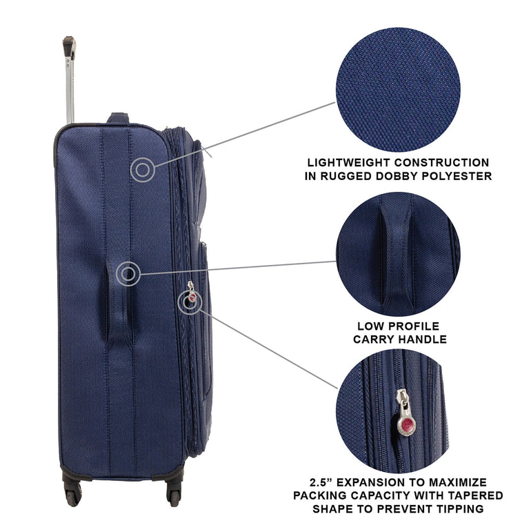Jetstream 28 Inch Spinner Expandable Luggage