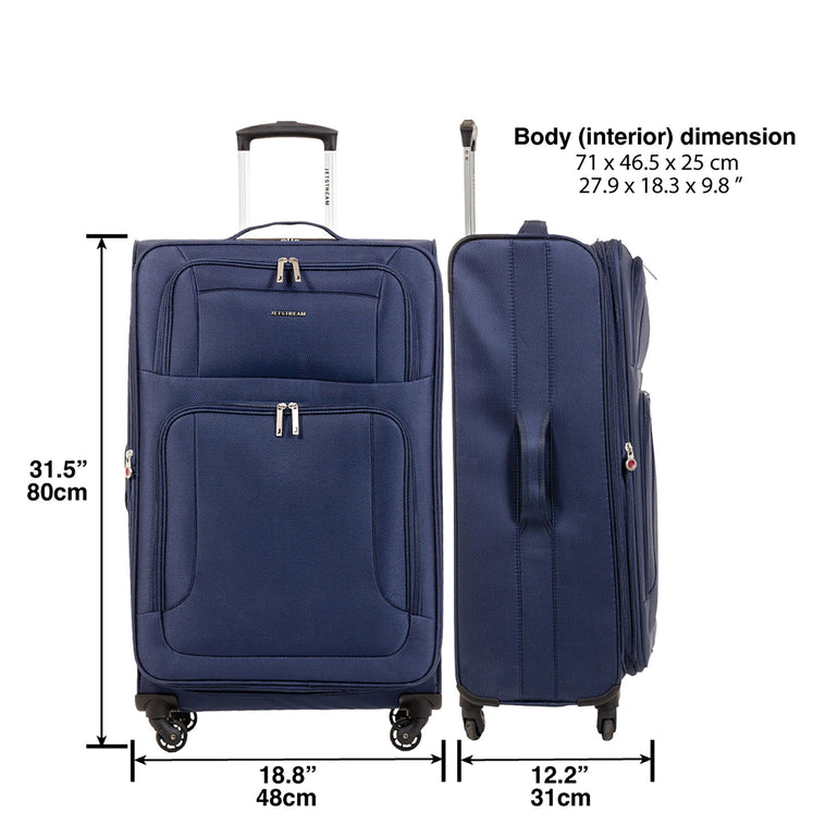Jetstream 28 Inch Spinner Expandable Luggage