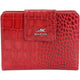 Mancini Croco2 Women’s Medium Clutch Wallet with Enhanced RFID Protection