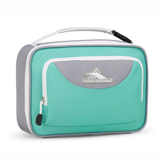 High Sierra Single Compartment Lunch Bag - Aquamarine/Ash/White