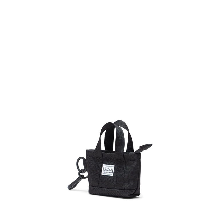 Herschel Heritage Tote Bag Charm - Black