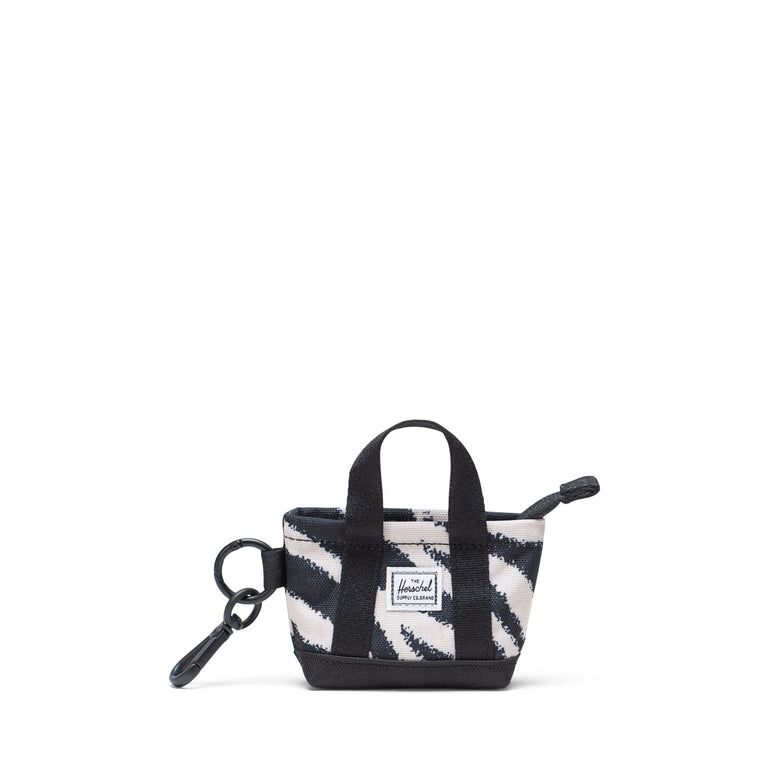Herschel Heritage Tote Bag Charm - Zebra