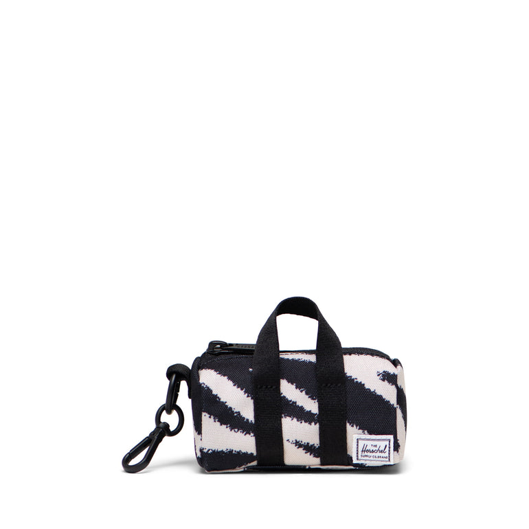 Herschel Novel Duffle Bag Charm - Zebra