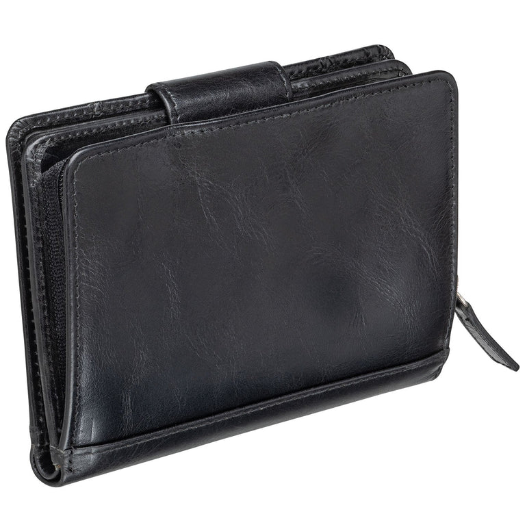 Mancini CASABLANCA Ladies' RFID Secure Medium Clutch Wallet