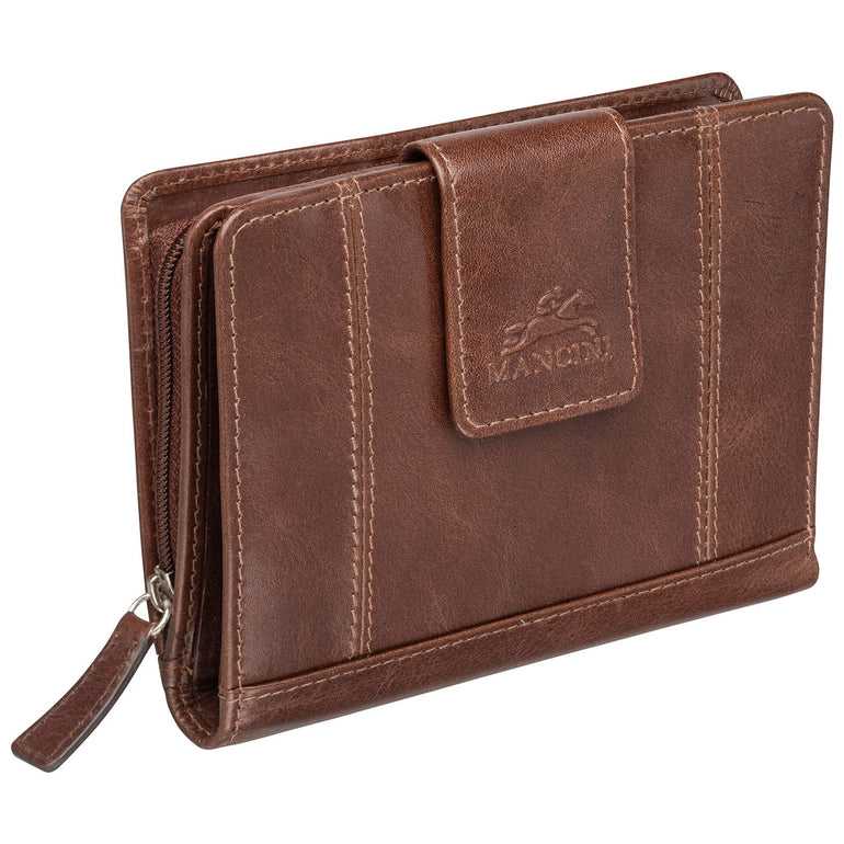Mancini CASABLANCA Ladies' RFID Secure Medium Clutch Wallet
