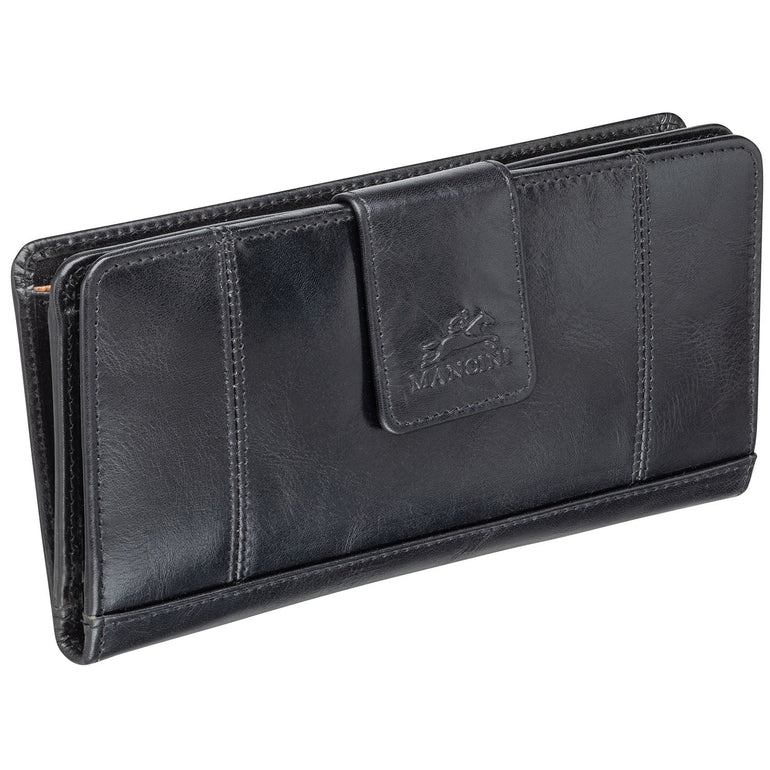 Mancini CASABLANCA Ladies' RFID Secure Clutch Wallet