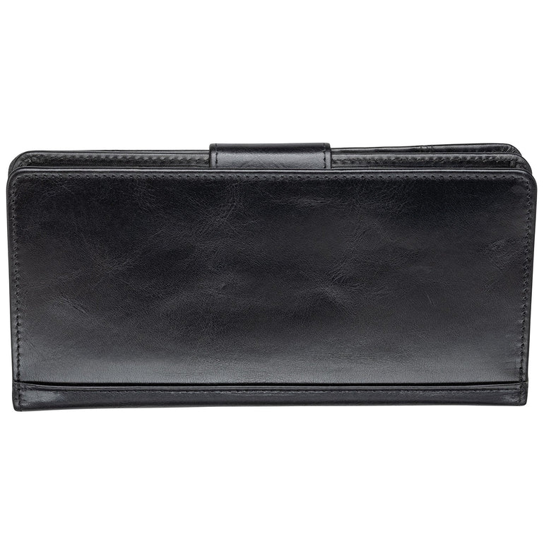 Mancini CASABLANCA Ladies' RFID Secure Clutch Wallet