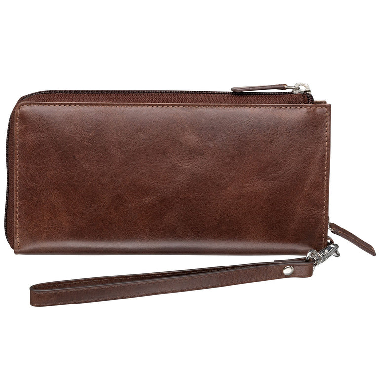 Mancini CASABLANCA Ladies` RFID Secure Trifold Wallet