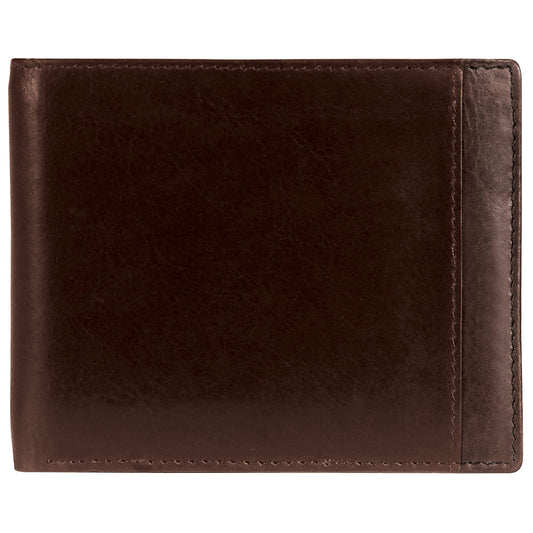 Mancini CASABLANCA Collection Men’s Billfold with Removable Passcase (RFID Secure)