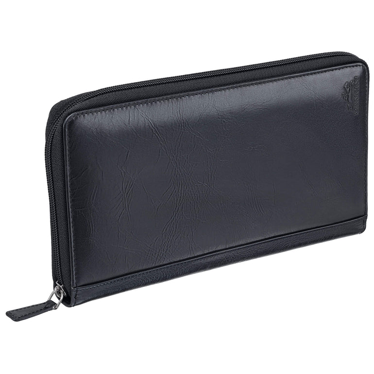 Mancini CASABLANCA RFID Secure Deluxe Passport / Travel Organizer