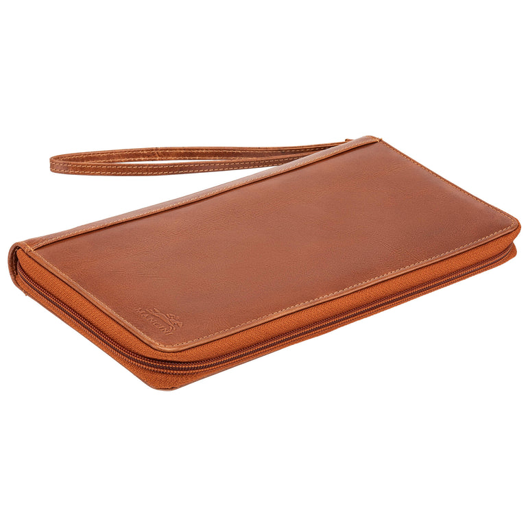 Mancini CASABLANCA RFID Secure Deluxe Passport / Travel Organizer