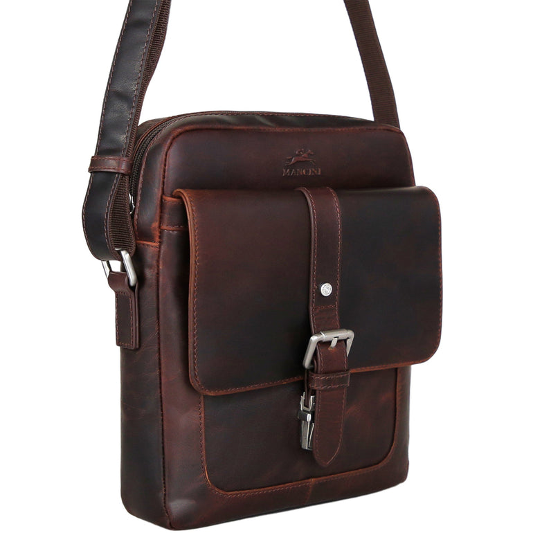 Mancini Buffalo Crossbody Bag