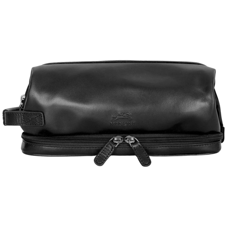 Mancini Classic Toiletry Kit with Zippered Organizer