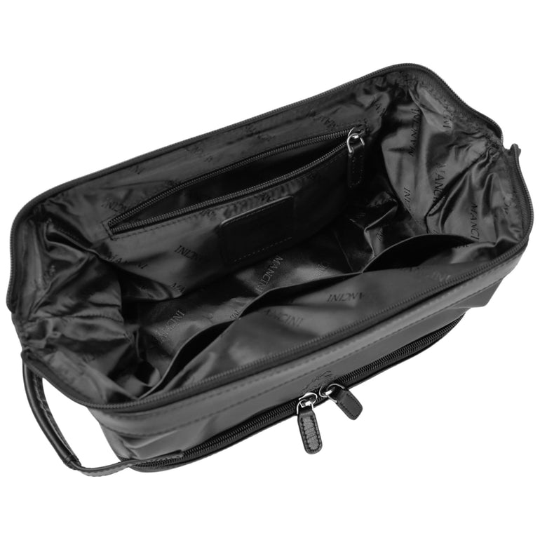 Mancini Classic Toiletry Kit with Zippered Organizer