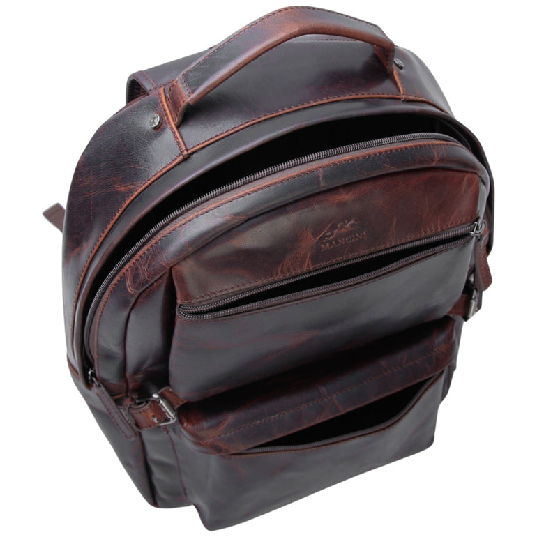 Mancini Backpack with RFID Secure Pocket for 15.6” Laptop