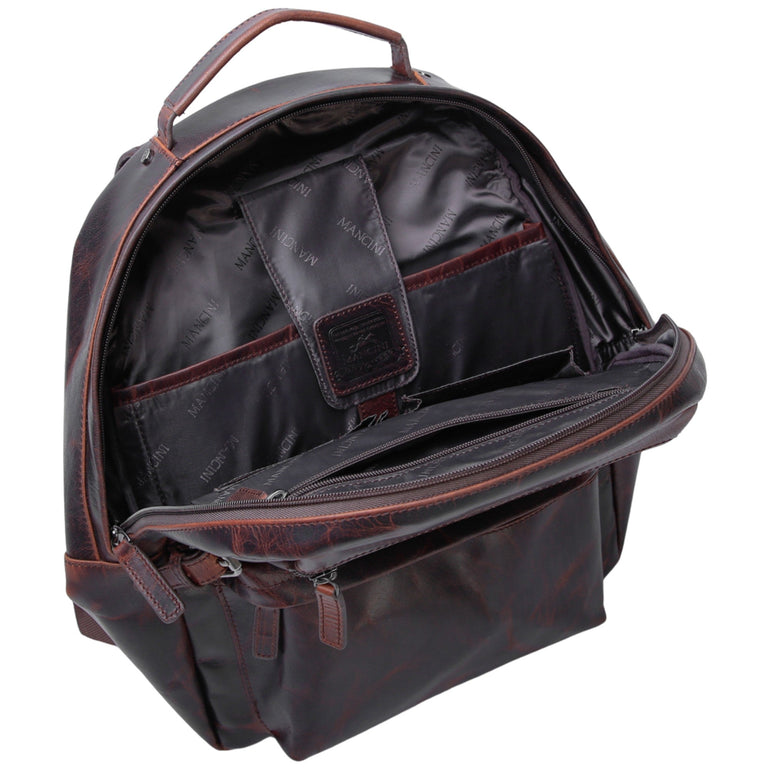Mancini Backpack with RFID Secure Pocket for 15.6” Laptop