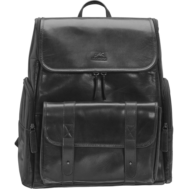 Mancini Buffalo Backpack with Zippered Laptop/Tablet Compartment