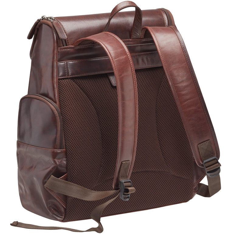Mancini Buffalo Backpack with Zippered Laptop/Tablet Compartment