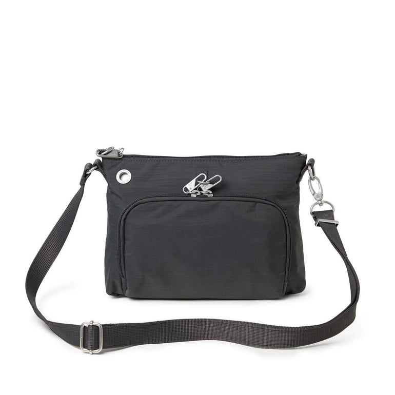 Baggallini Anti-Theft Memento Crossbody Bag - Charcoal