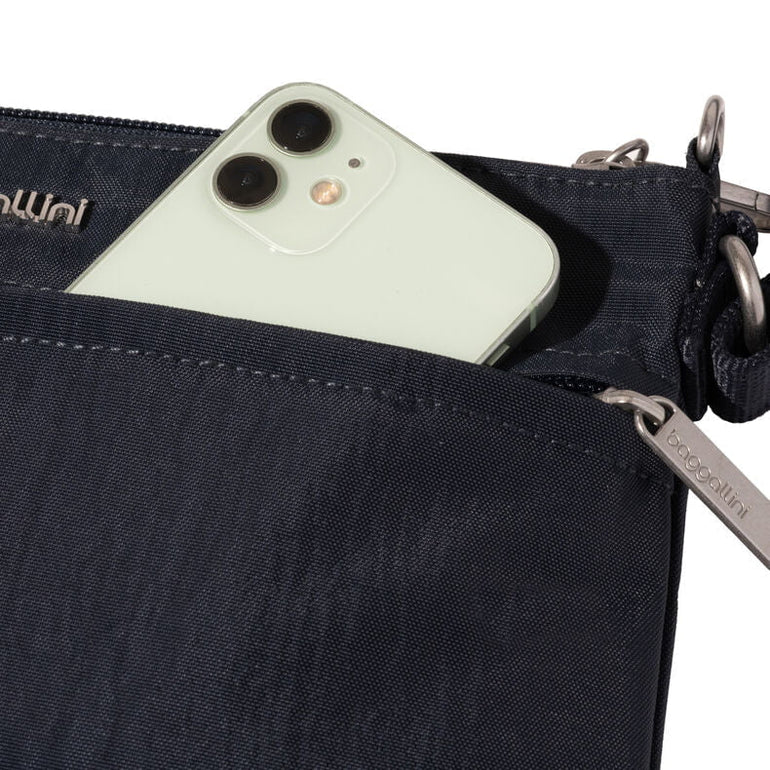 Baggallini Anti-Theft Memento Crossbody Bag - Charcoal