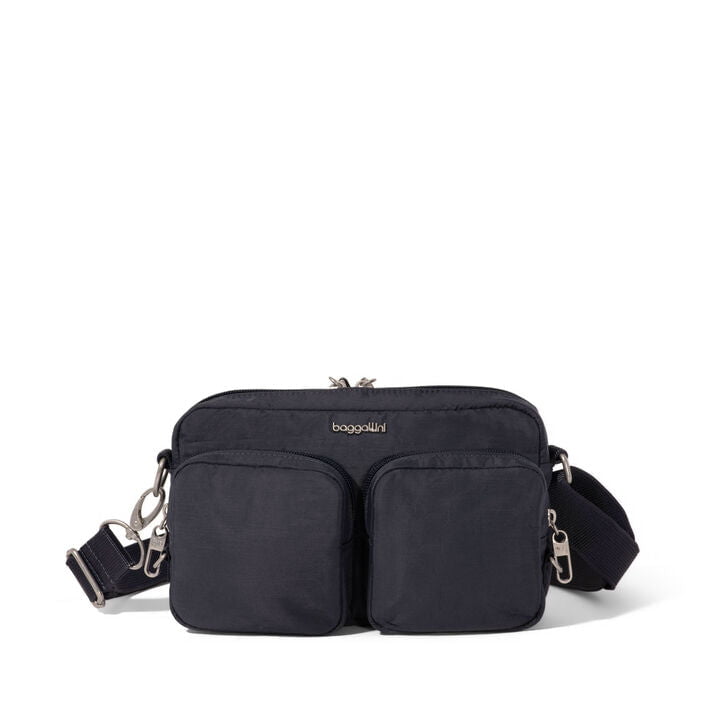 Baggallini Securtex Anti-Theft Treasure Crossbody - French Navy
