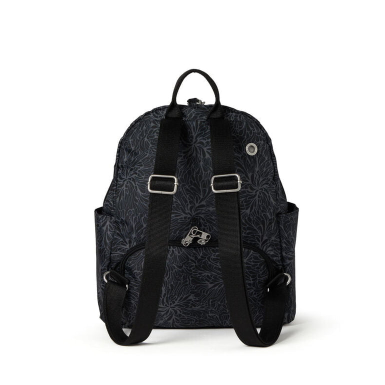Baggallini Anti-Theft Vacation Backpack - Midnight Blossom