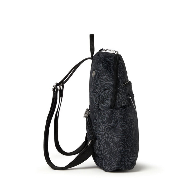 Baggallini Anti-Theft Vacation Backpack - Midnight Blossom