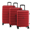 Air Canada Eerie Hardside 3 Piece Luggage Set - Red