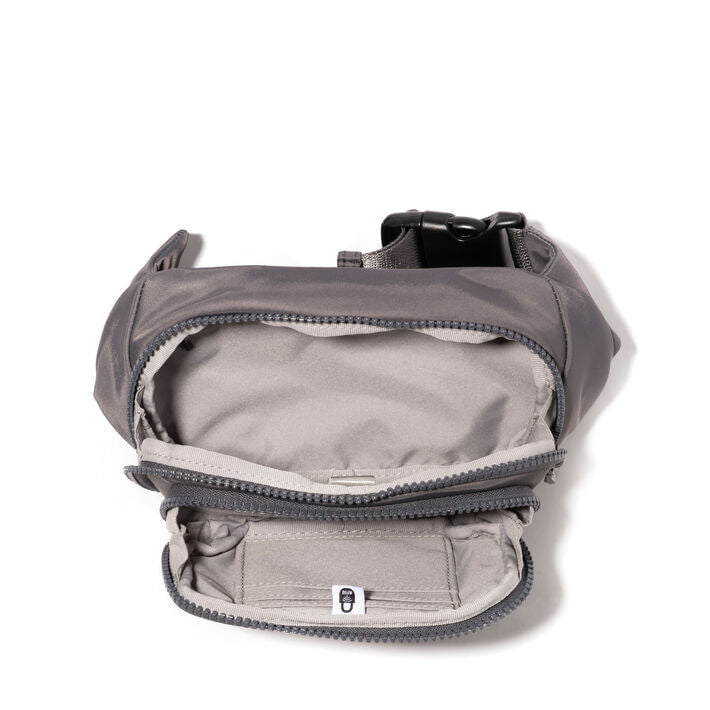 Baggallini On The Go Belt Bag Waist Pack - Smoke Twill