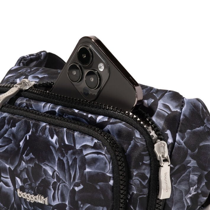 Baggallini On The Go Belt Bag Waist Pack - Divine Rose