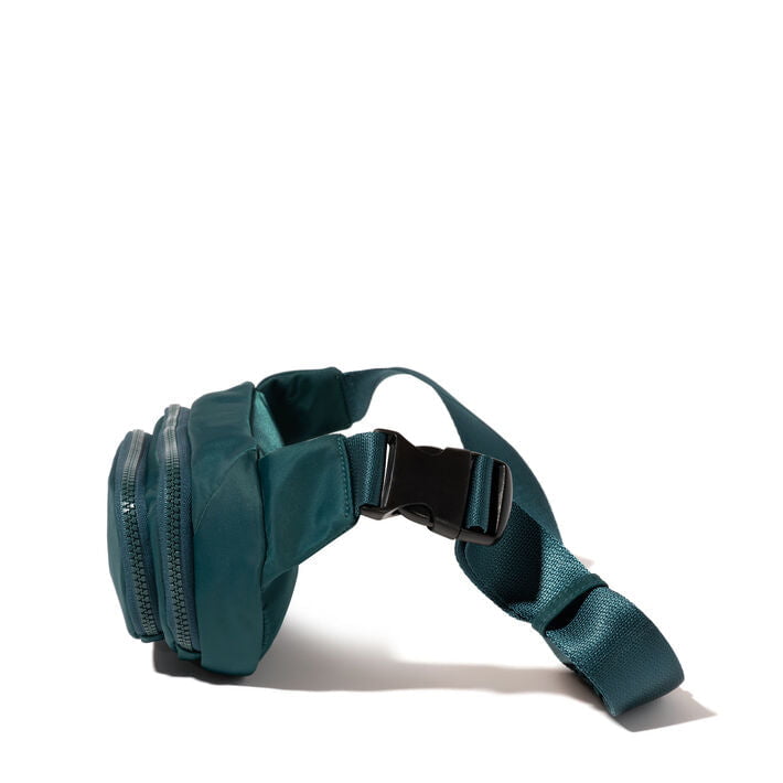 Baggallini On The Go Belt Bag Waist Pack - Emerald Twill