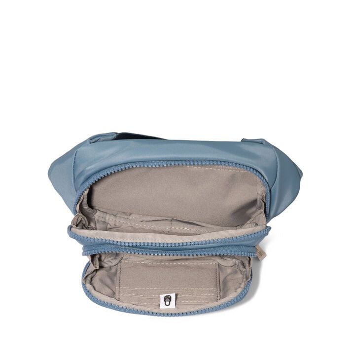 Baggallini On The Go Belt Bag Waist Pack - Cornflower Twill
