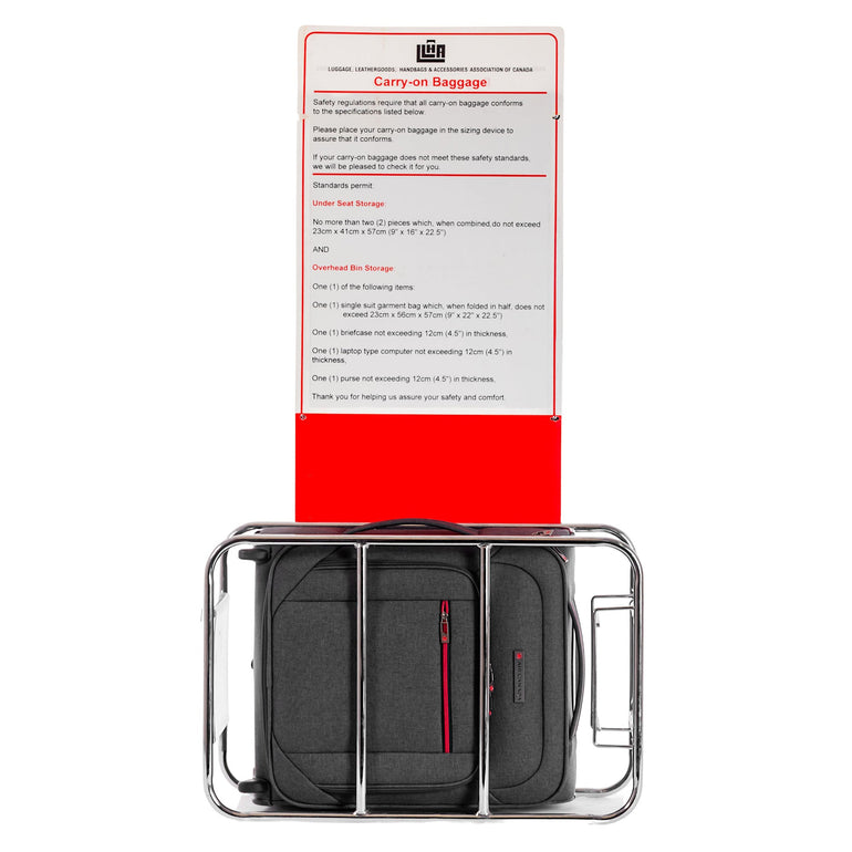 Air Canada Belmont Ensemble de 2 pièces - Valise cabine et sac fourre-tout